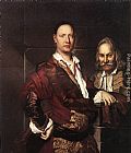 Portrait of Giovanni Secco Suardo and his Servant by Vittore Ghislandi